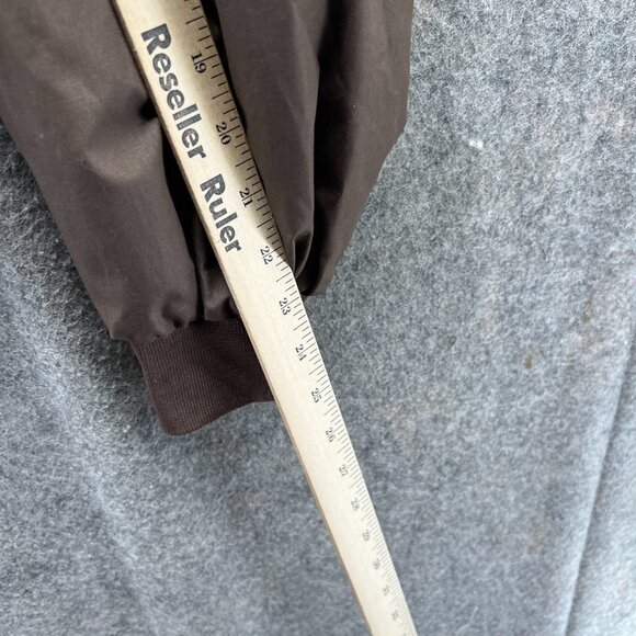 Members Only Jacket Men Large Windbreaker Brown Full Zip  Wind-stopper Vtg - Picture 4 of 12